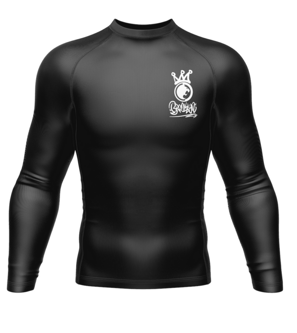 Renzo Gracie Brooklyn "Crown" Rashguard long sleeve - Black