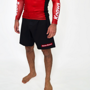 Renzo Gracie Limited Edition Renzo Knows Fight Shorts Black/Red