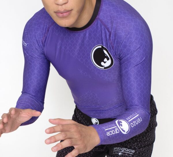 Renzo Gracie Mecca Ranked Long Sleeve Rashguard - Image 4