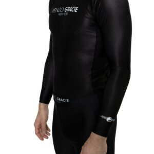 Renzo Gracie Standard Long Sleeve Rashguard - Black