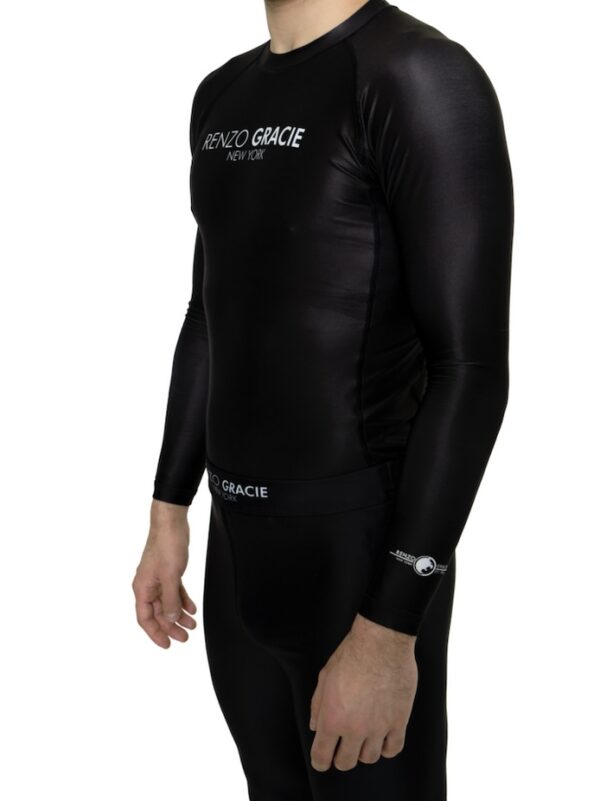 Renzo Gracie Standard Long Sleeve Rashguard - Black